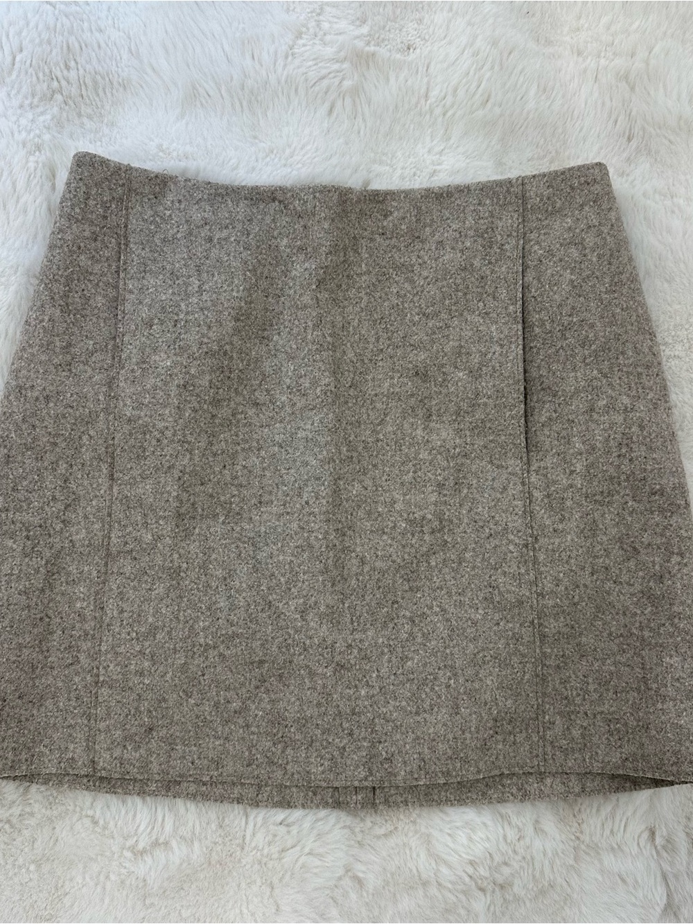 Classic Mini Skirt in Taupe